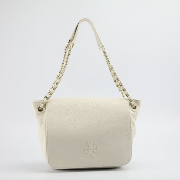 Tory Burch white bombe small shoulder bag/cross body with dust bag - Picture 1 of 9